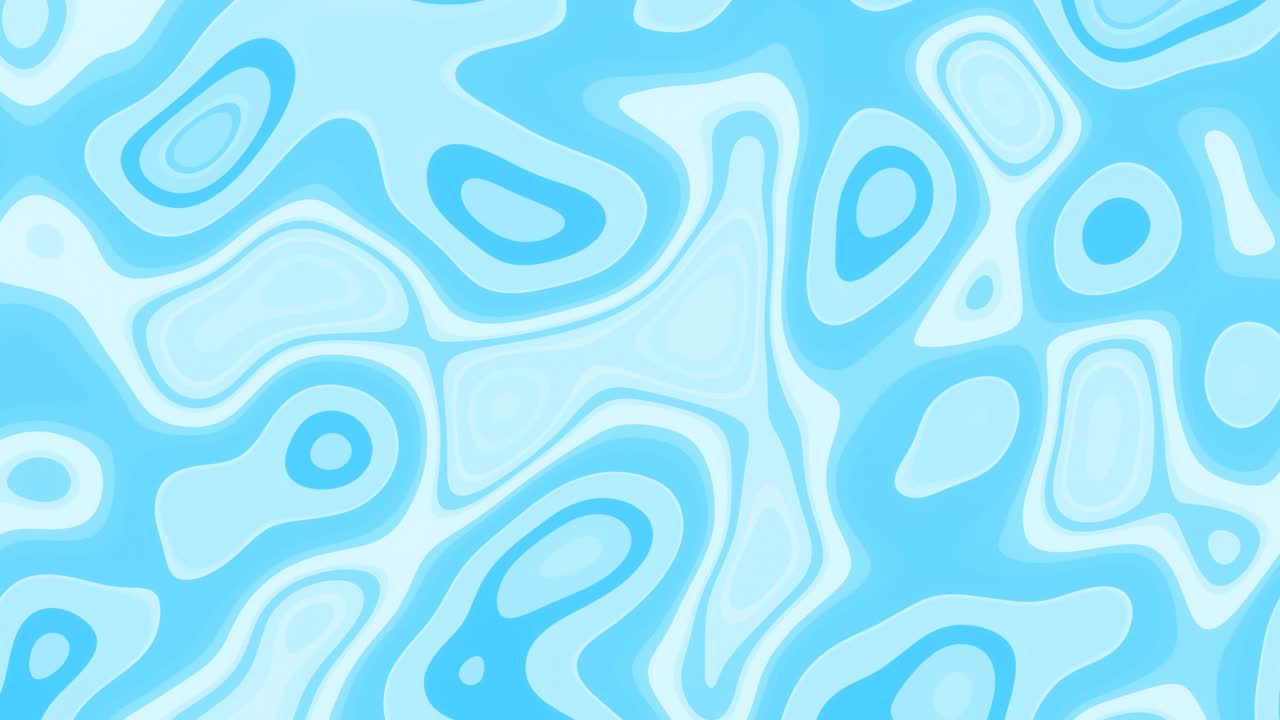 블루 워터 표면의 반사, 반사 및 움직임을 모방하는 vj 루프