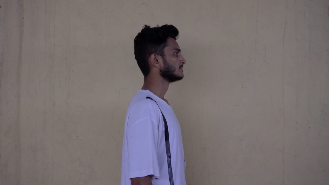 prisoner posing for criminal recoderserious look