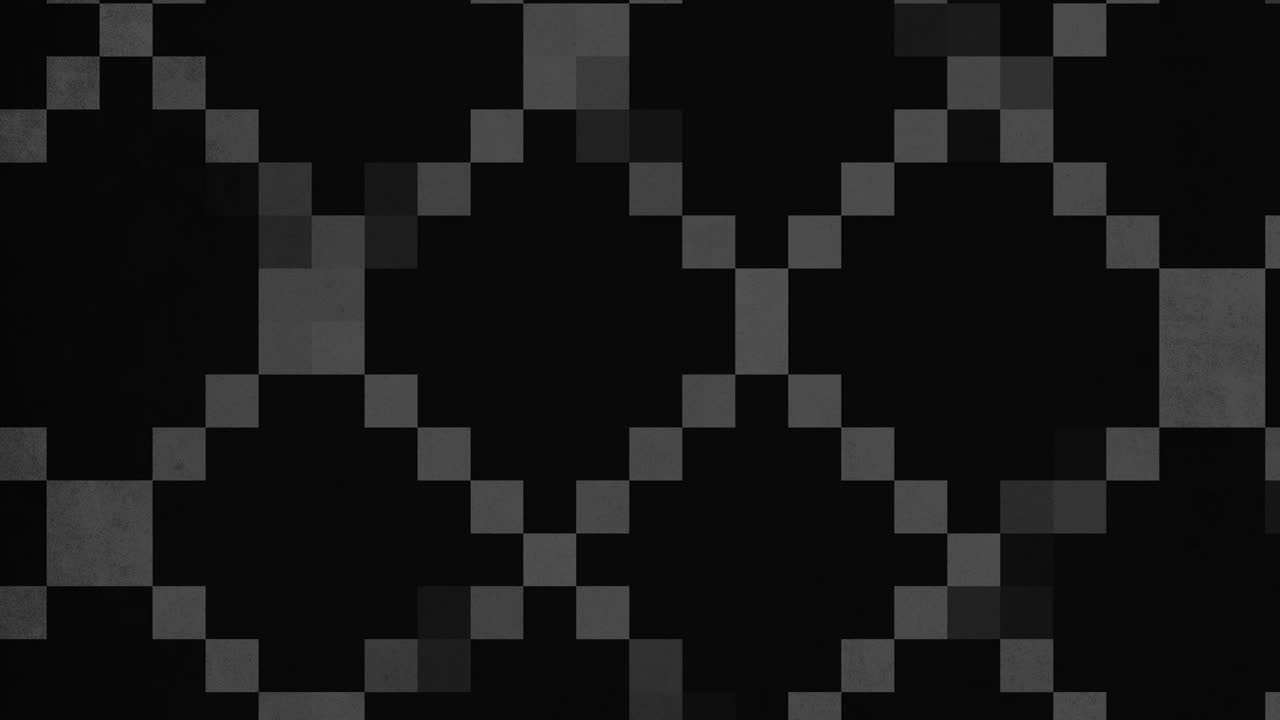 Gradiente de movimiento de píxeles negros en 8 bits de arquitectura