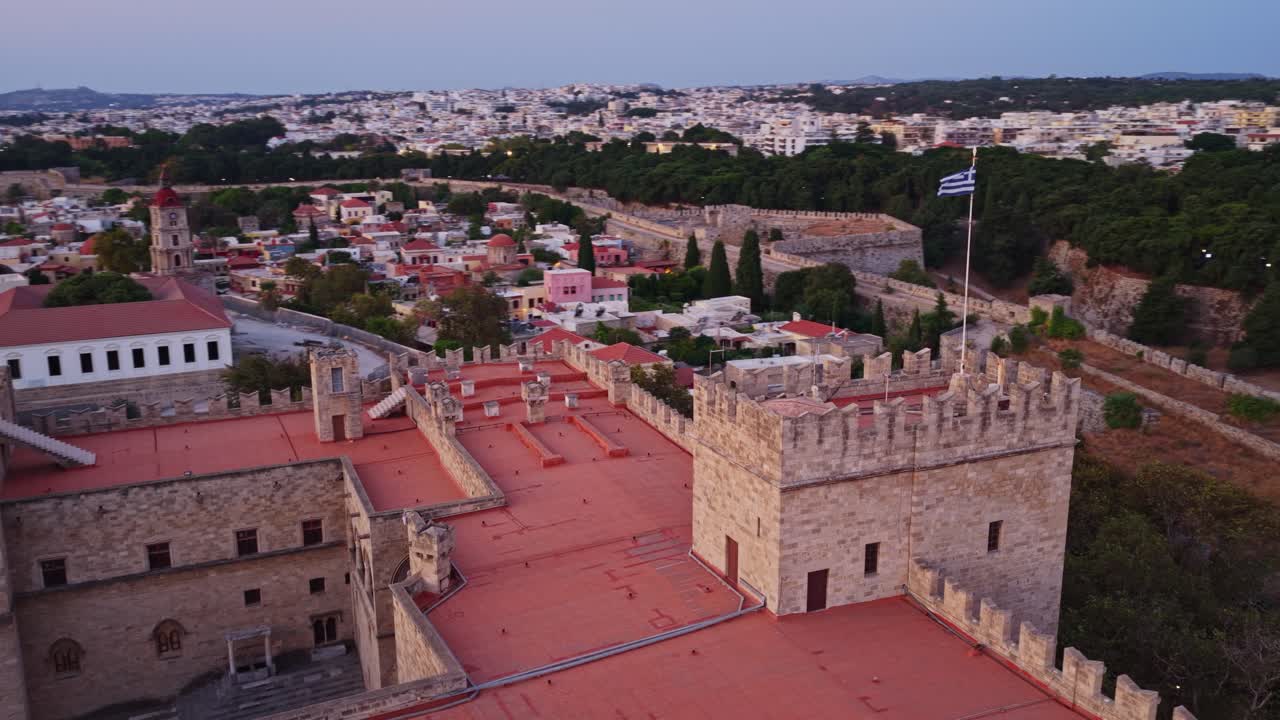 Aerial View of Rhodes, Greece