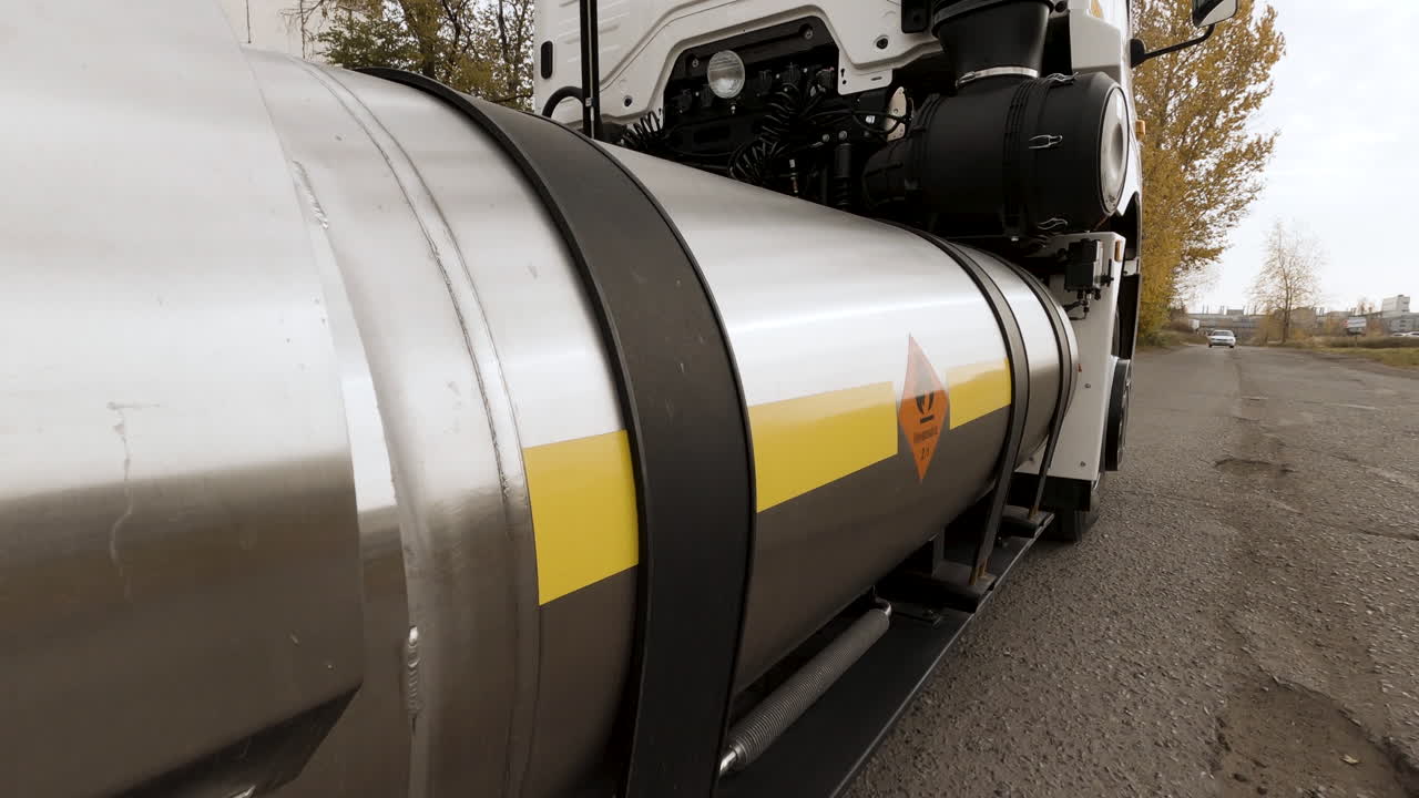 Hazardous Material Tanker Truck
