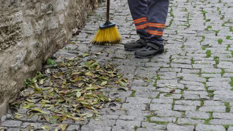 street cleaning in old town