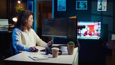 remote it employee typing on keyboard, increasing data security