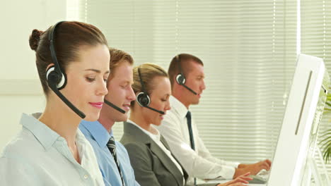 Business-team-working-in-call-center-