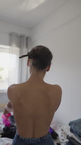 woman back