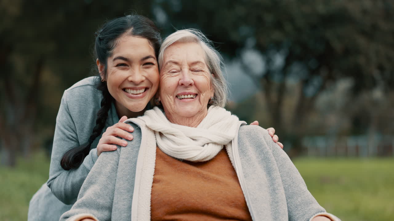 초상화, 노인 여성과 외부 관리자