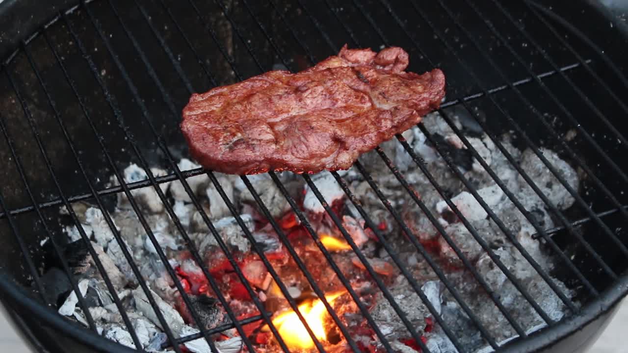 chicken meat on the grill