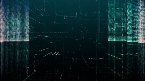 abstract digital  cyber city background