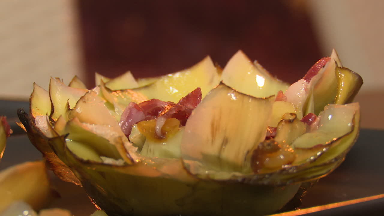 Roasted Stuffed Artichoke