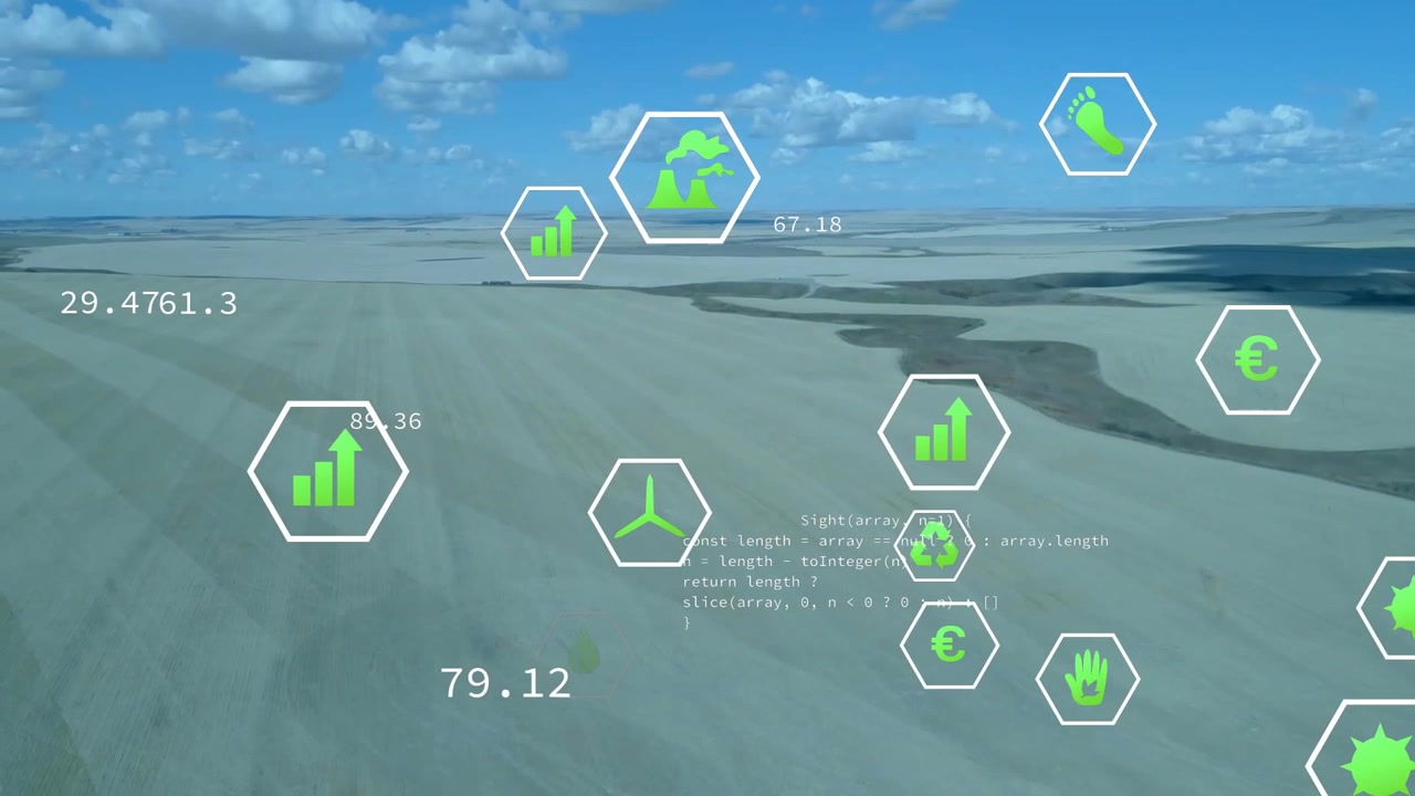 Camera lifting causing hexagon AR icons drifting up, numeric values updating, mapping coastal data