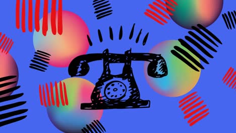compuesto digital de un teléfono