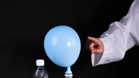 balloon inflating science experiment