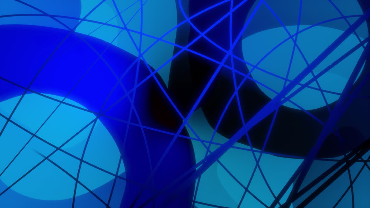 diseño geométrico azul abstracto