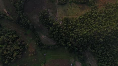 Terreno-Montañoso-Aéreo-En-El-Norte-De-Tailandia