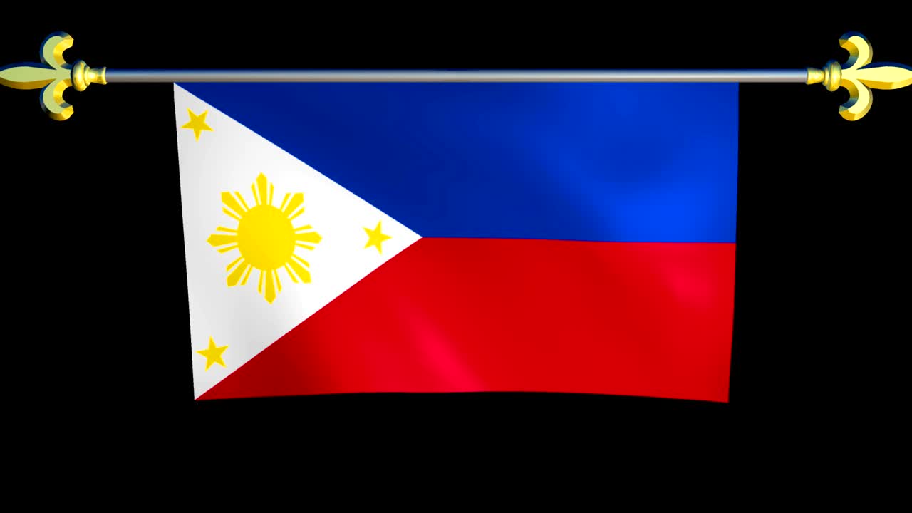 필리핀의 큰 루핑 애니메이션 발