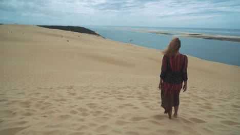 famous dune du pilat near bordeaux, france