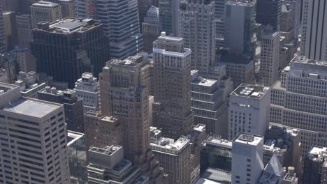toma de mano de manhattan desde la plataforma de observación del centro rockfeller