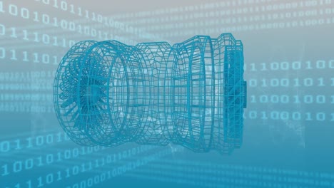 Animación-Del-Procesamiento-De-Datos-Sobre-El-Motor