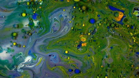 abstract liquid oil bubble background