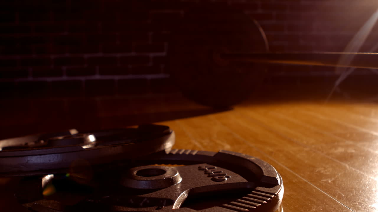 몇 가지 무게의 클로즈업