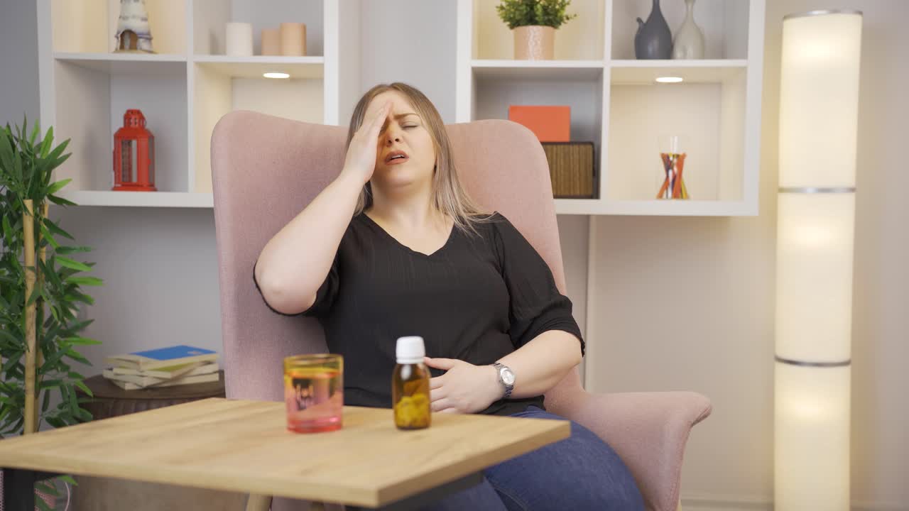 la joven con el efecto placebo.