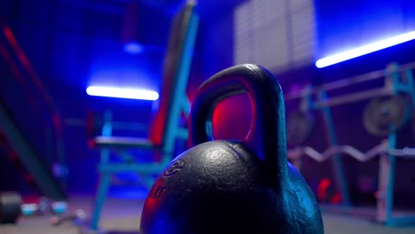 kettlebell in a gym