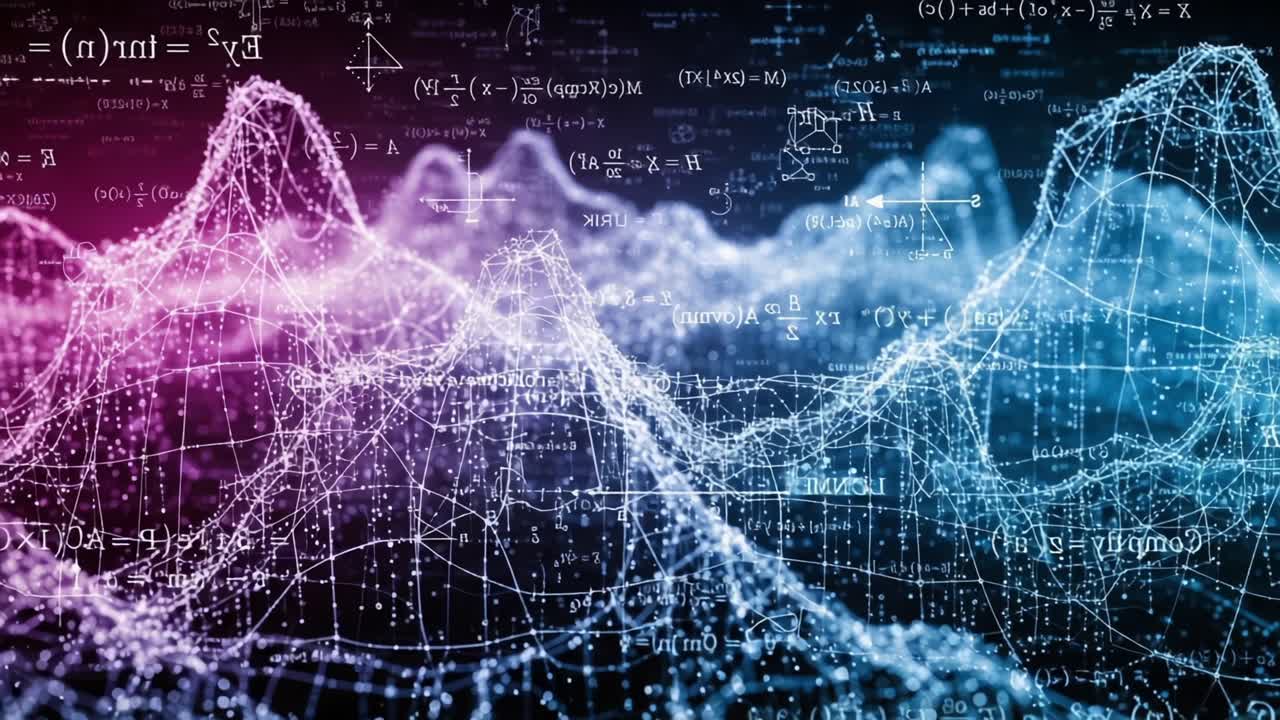 Visualizing Complex Mathematical Concepts Through Dynamic Graphs and Vivid Color Palettes, Highlighting the Beauty of Data Representation in Modern Science