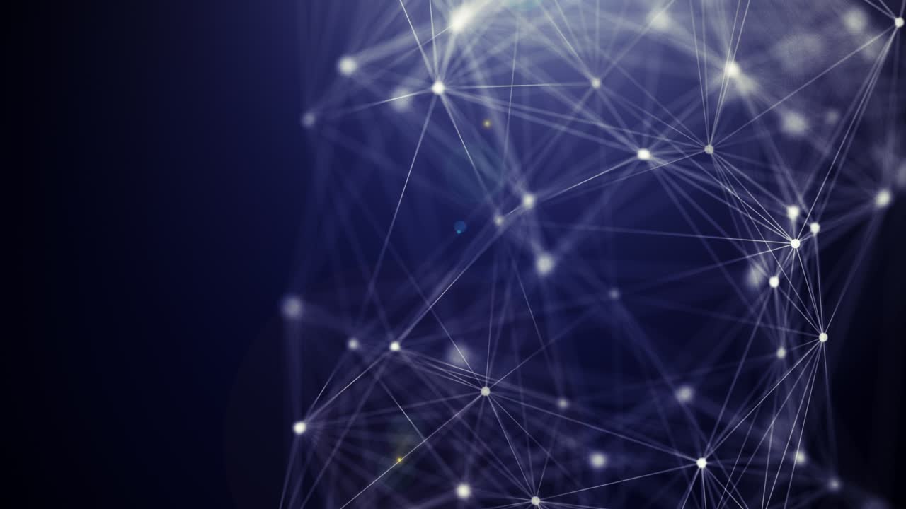 fondo de la red de plexo abstracto bucle sin costuras