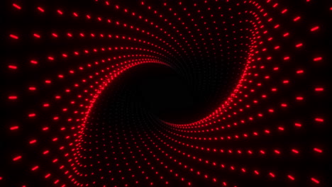 red spiral tunnel