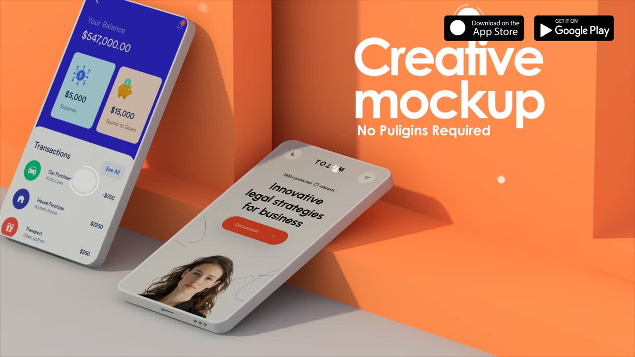 App and Mobile Mockups