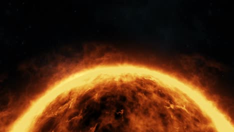 close-up of sun