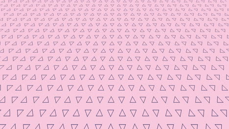 fun loopable geometric pattern background with triangles and in millennial pink