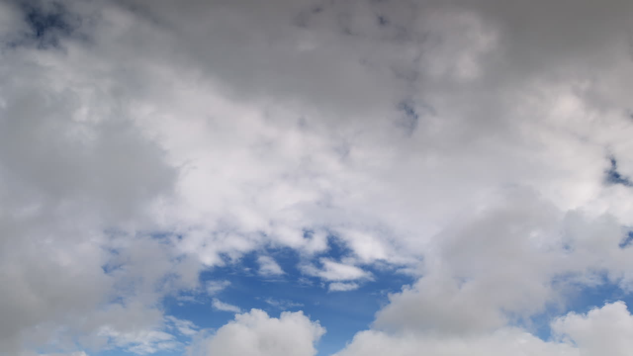 a sky with passing clouds