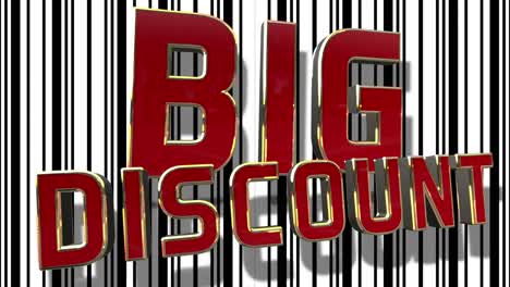 Big Sale 3D Text Looping Animation