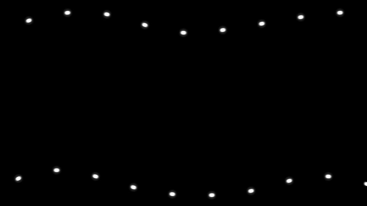 검은 바탕에 크리스마스 불빛을 박이는 3d 렌더링