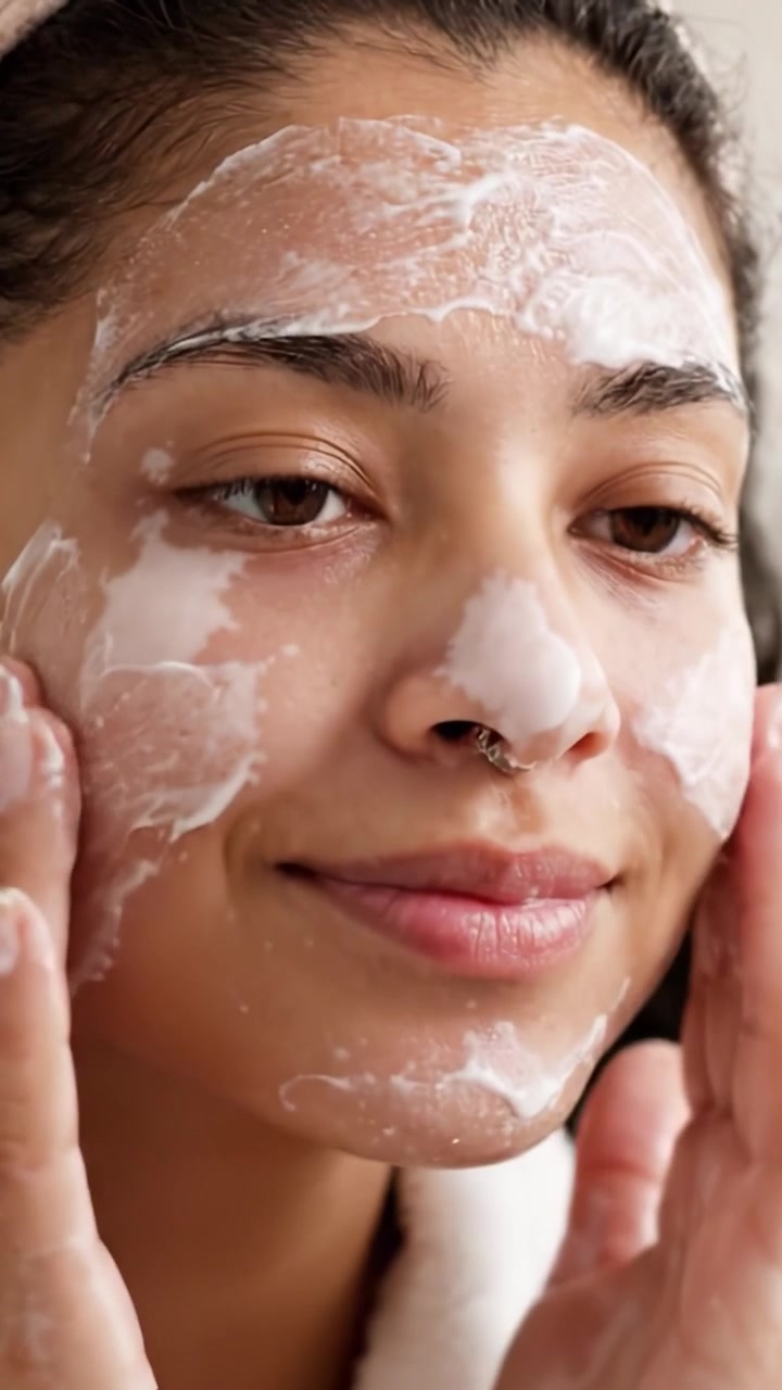 A Skincare Routine: Transforming Your Complexion with Gentle Cleansing Foam for Radiant Skin and Self-Care at Home