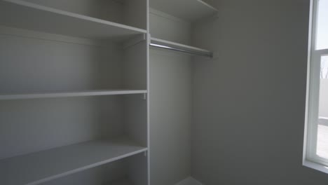 walk in closet with window