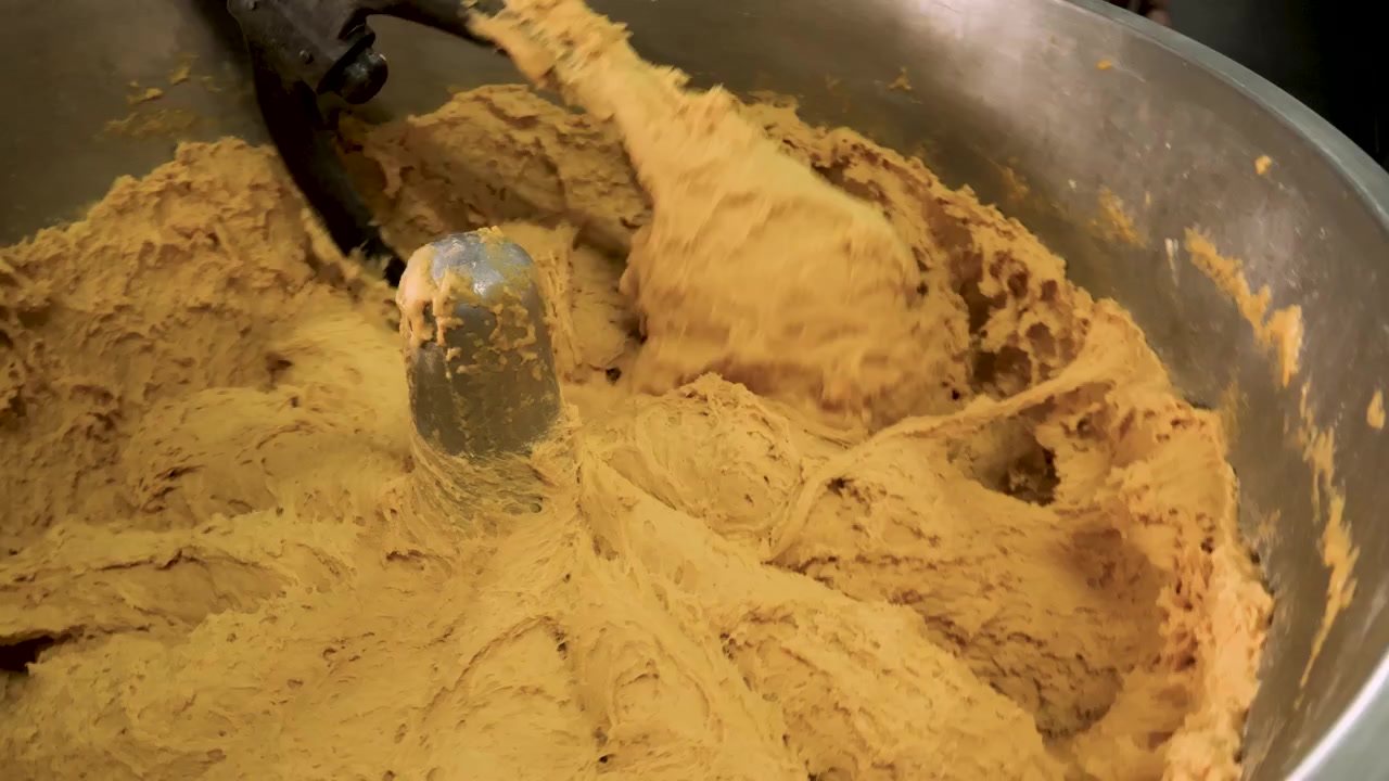 Vintage Industrial Dough Mixer Close Up