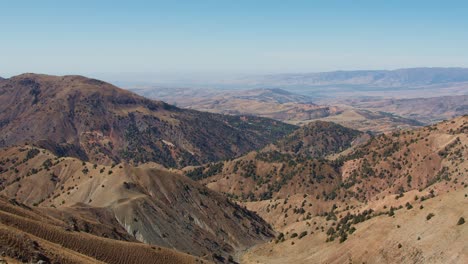 Petroglifos-En-Asia-Central,-Vista-De-Uzbekistán-En-Las-Montañas-Beldersay