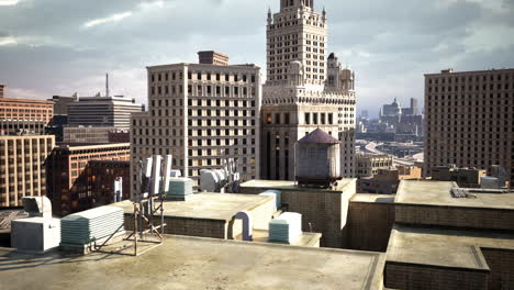 paisaje urbano de rascacielos