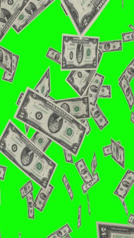 dinero que cae