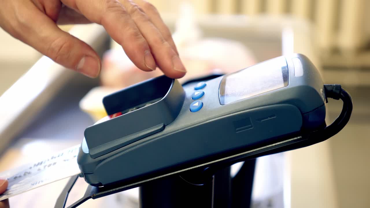 Credit Card Reader Closeup