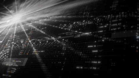 abstract particle motion with vibrant colors, digital flowing particles, vr, futuristic sci-fi, tech innovation, and immersive cyber space background