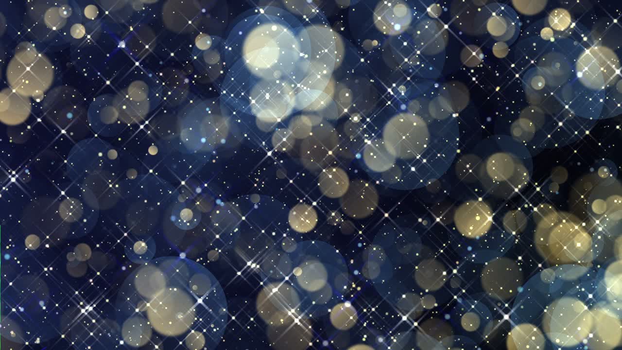 4k 플리커 보케 입자 축제 배경