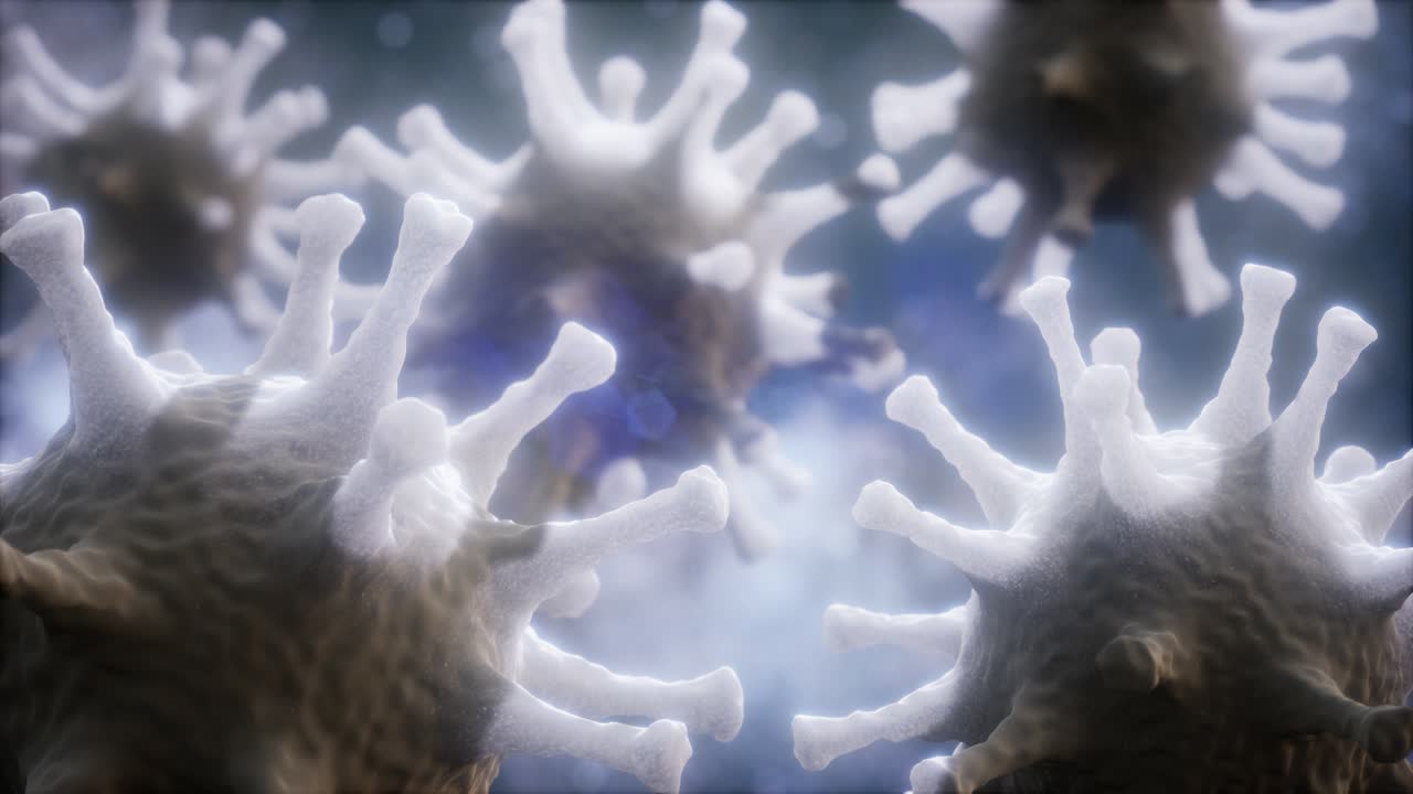 rotación del bucle del coronavirus covid-2019