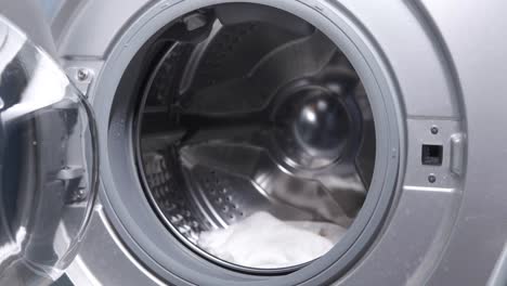open washing machine