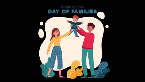 happy family celebrating international day of families