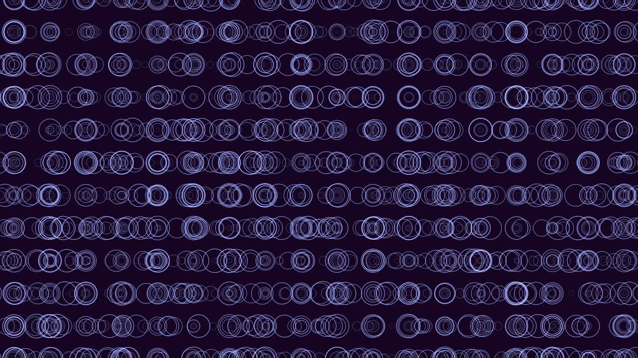 Stylish circles create an elegant pattern on a dark backdrop