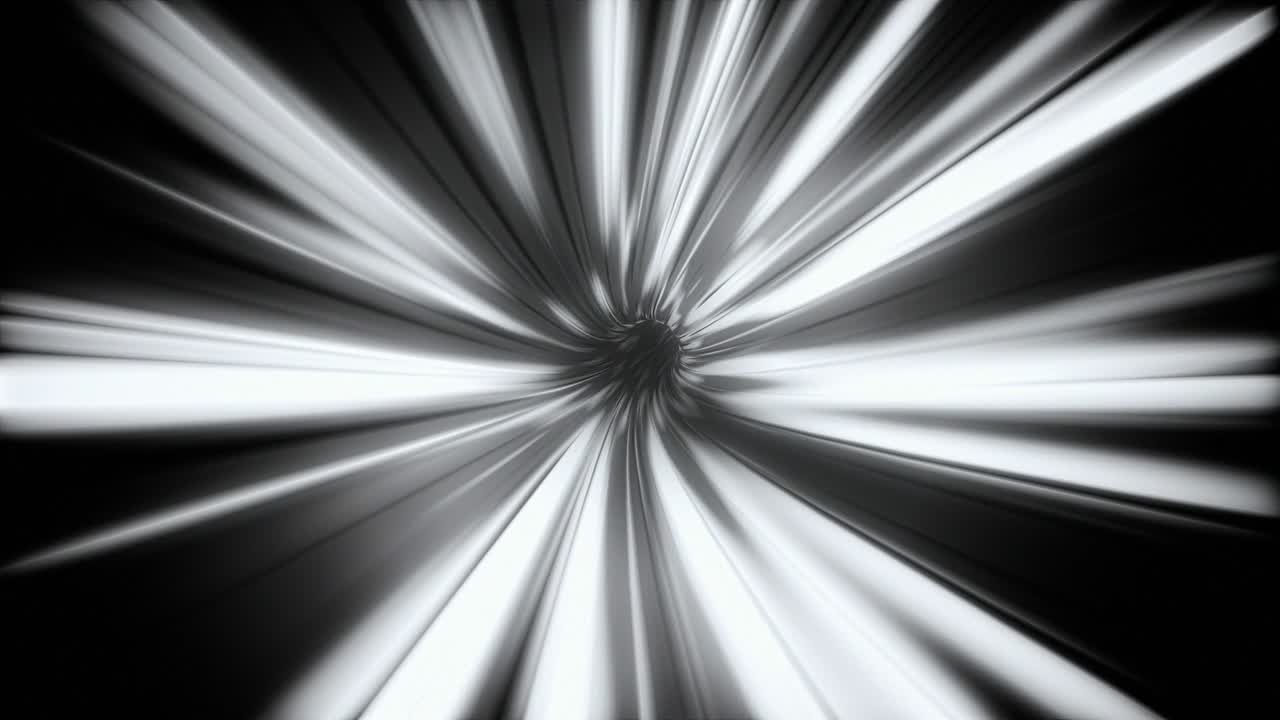 manga líneas de movimiento en blanco y negro túnel