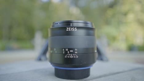 objetivo de zeiss de primer plano